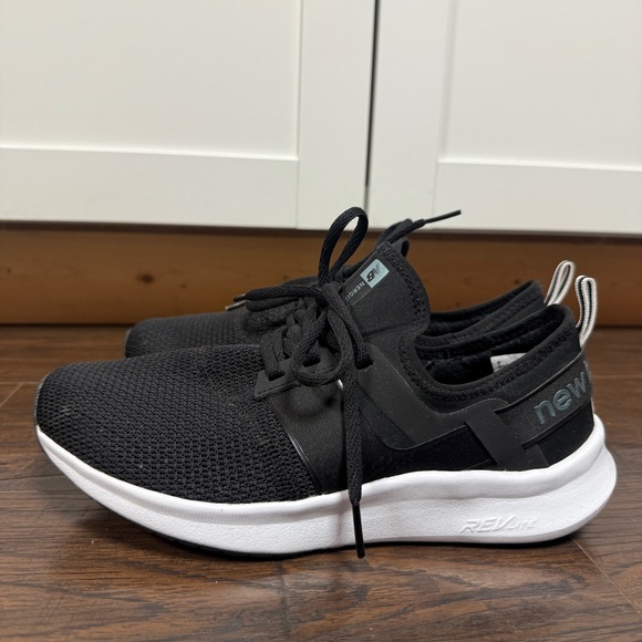 NEW BALANCE BLACK SNEAKERS MEMORY SOLE COMFORT INSERT NERGIZE SPORT - Picture 2 of 8